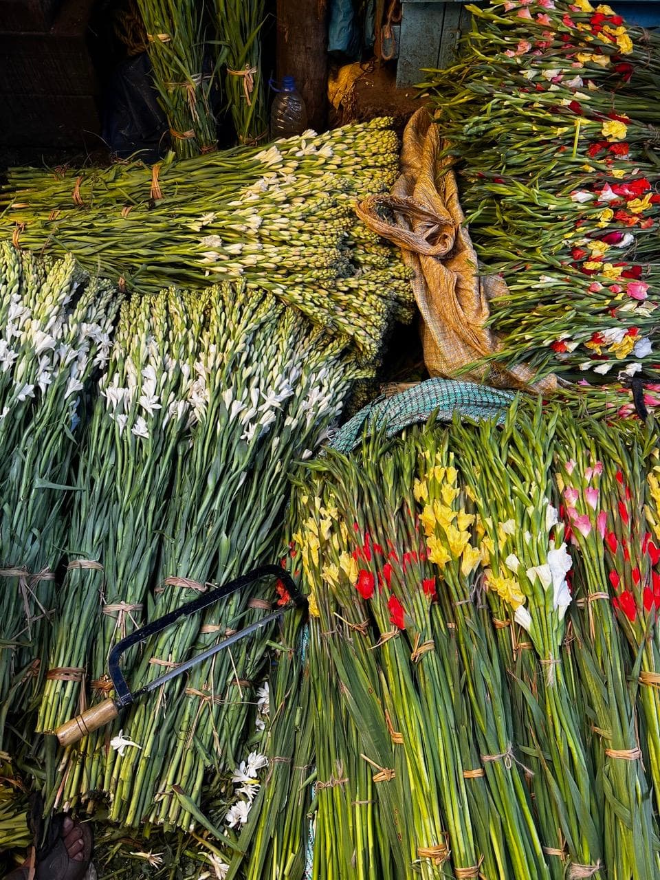Auf dem Blumenmarkt